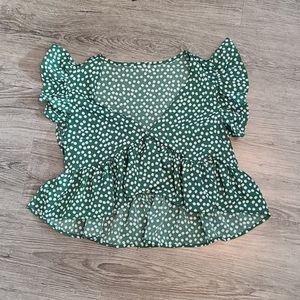 Shein flower crop top